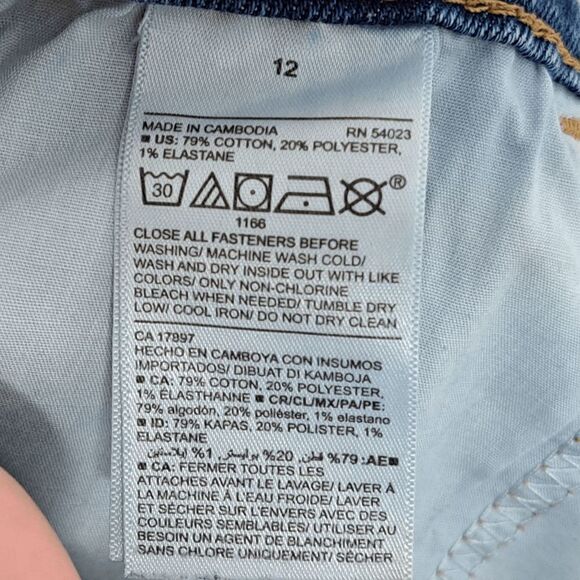 Old Navy Wow Denim Short size 12 - Picture 5 of 6